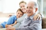 3 male generations. Visual concept for estate planning blog discussing power of attorney for elderly parents.